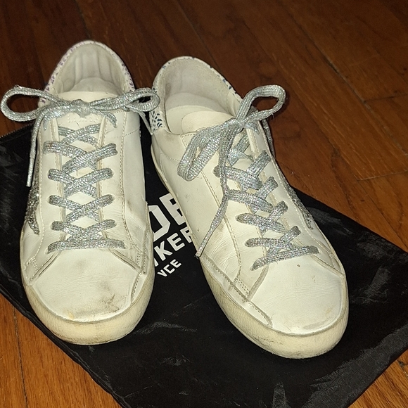 Golden Goose Leather Sneaker Size 7 - Picture 7 of 12